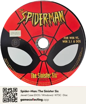 Spider-Man: The Sinister Six Computer, NTSC disc