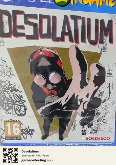Desolatium PlayStation 4, PAL box front