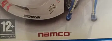 R: Racing Evolution, the PEGI square on its front