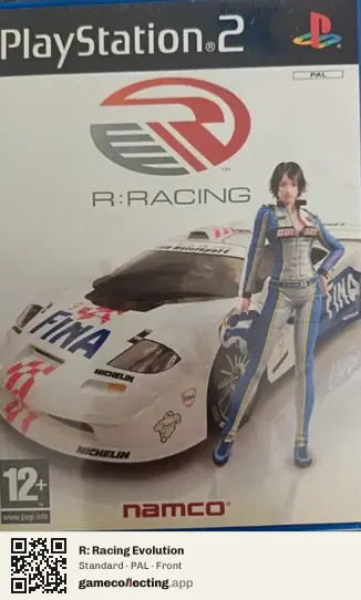 R: Racing Evolution PlayStation 2, PAL box front