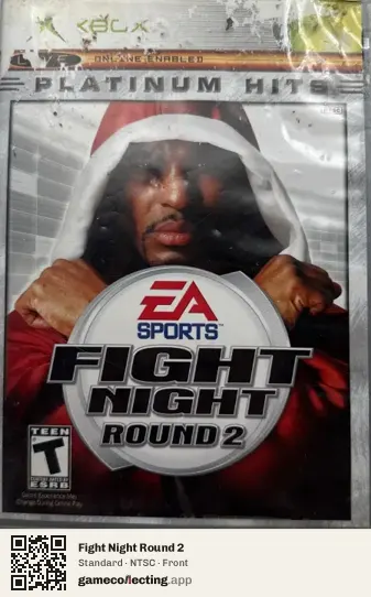 Fight Night Round 2 Xbox, NTSC box front