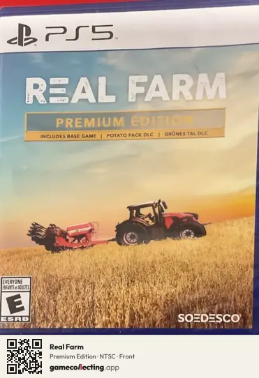 Real Farm PlayStation 5, NTSC box front