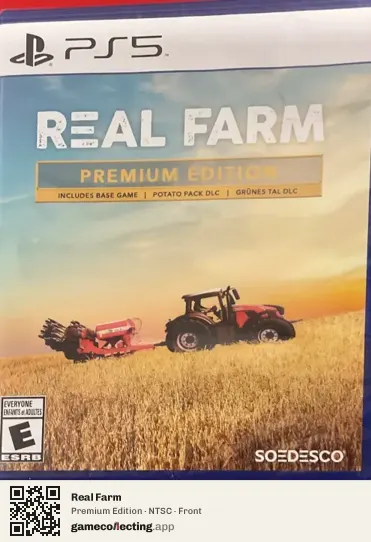 Real Farm PlayStation 5, NTSC box front