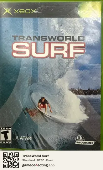 TransWorld Surf Xbox, NTSC box front