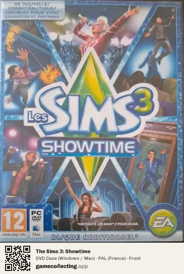 The Sims 3: Showtime Computer, France box front
