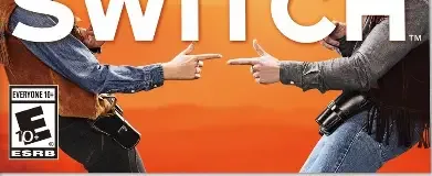 1-2-Switch, the ESRB box on its front