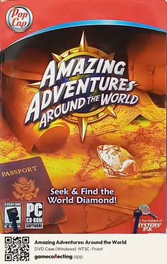 Amazing Adventures: Around the World Computer, NTSC box front