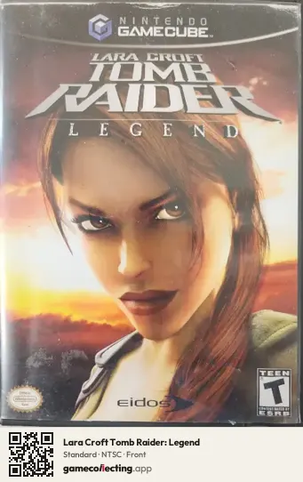 Lara Croft Tomb Raider: Legend Nintendo GameCube, NTSC box front