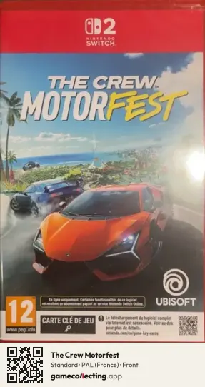 The Crew Motorfest Nintendo Switch 2, France box front