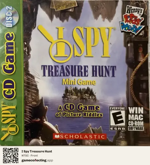 I Spy Treasure Hunt Computer, NTSC box front