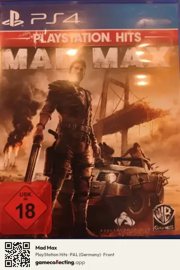 Mad Max PlayStation 4, Germany box front