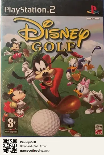 Disney Golf PlayStation 2, PAL box front