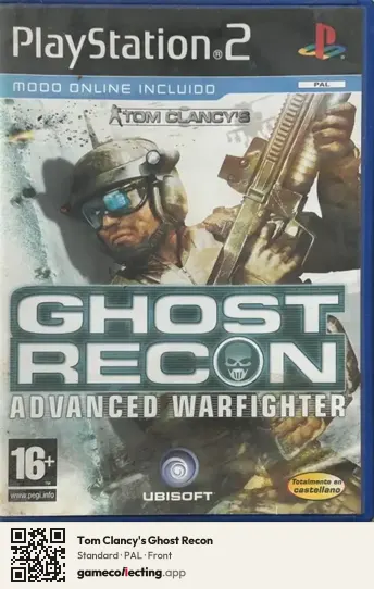 Tom Clancy's Ghost Recon PlayStation 2, PAL box front