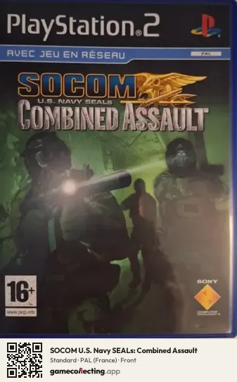 SOCOM U.S. Navy SEALs: Combined Assault PlayStation 2, France box front