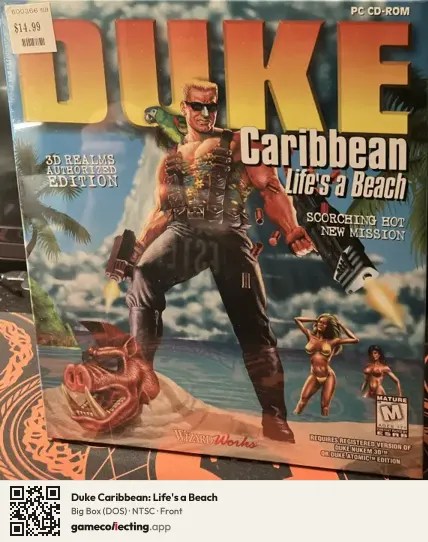 Duke Caribbean: Life's a Beach Computer, NTSC box front
