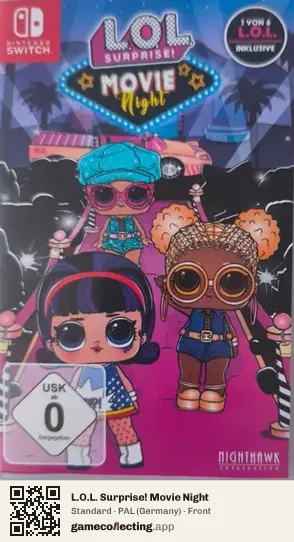 L.O.L. Surprise! Movie Night Nintendo Switch, Germany box front