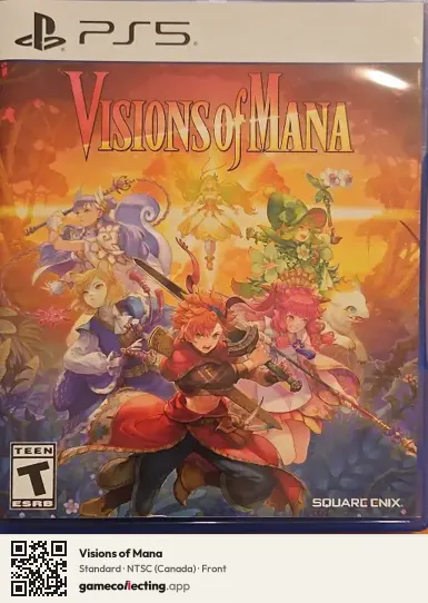 Visions of Mana PlayStation 5, Canada box front