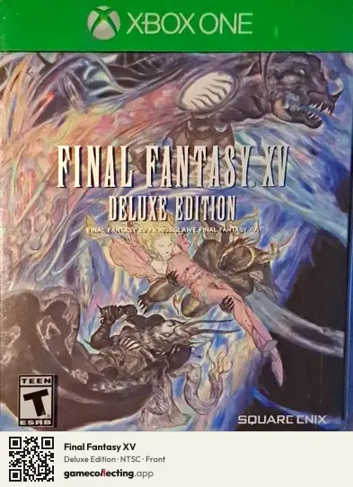 Final Fantasy XV Xbox One, NTSC box front