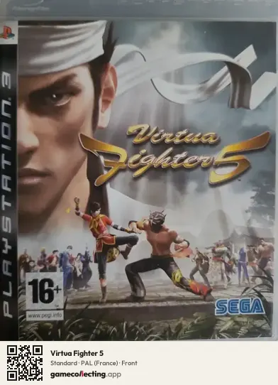 Virtua Fighter 5 PlayStation 3, France box front