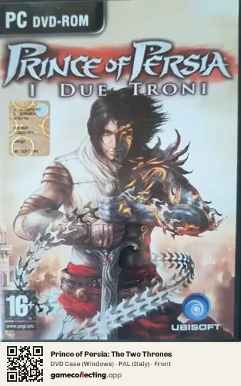 Prince of Persia: The Two Thrones Computer, Italy box front
