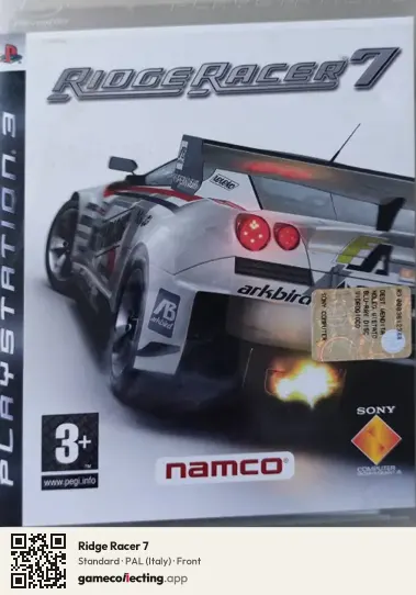 Ridge Racer 7 PlayStation 3, Italy box front