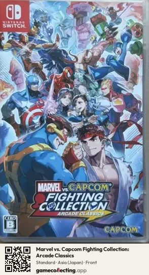 Marvel vs. Capcom Fighting Collection: Arcade Classics Nintendo Switch, Asia box front