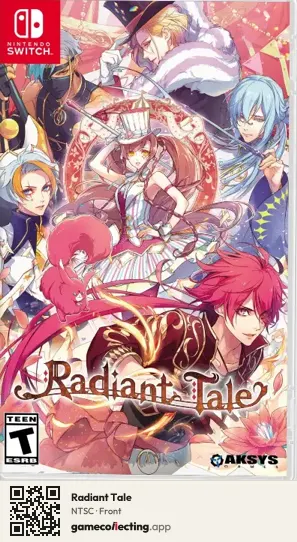 Radiant Tale Nintendo Switch, NTSC box front