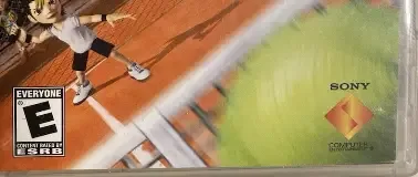 Hot Shots Tennis: Get a Grip, the ESRB box on its front