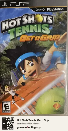 Hot Shots Tennis: Get a Grip PlayStation Portable, NTSC box front
