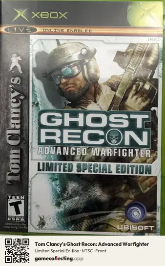 Tom Clancy's Ghost Recon: Advanced Warfighter Xbox, NTSC box front