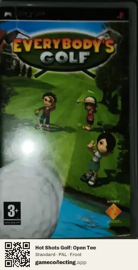 Hot Shots Golf: Open Tee PlayStation Portable, PAL box front