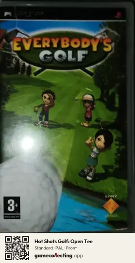 Hot Shots Golf: Open Tee PlayStation Portable, PAL box front