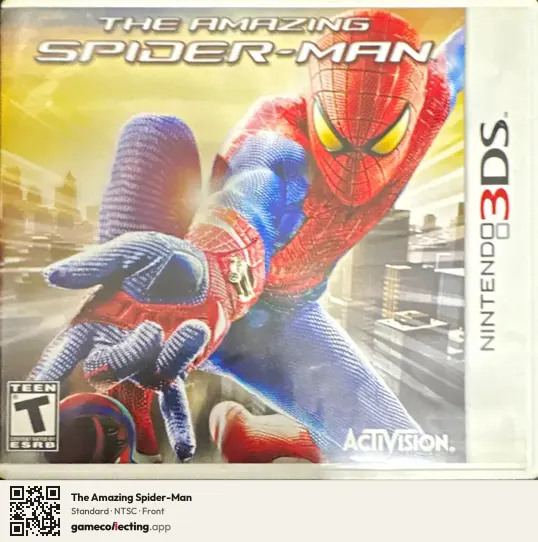 The Amazing Spider-Man Nintendo 3DS, NTSC box front