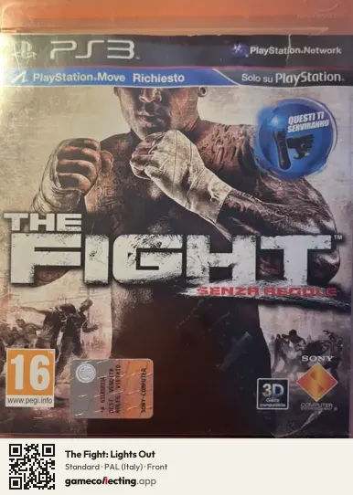 The Fight: Lights Out PlayStation 3, Italy box front