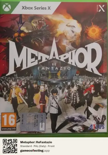 Metaphor: ReFantazio Xbox Series X, Italy box front