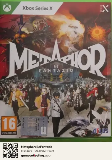 Metaphor: ReFantazio Xbox Series X, Italy box front