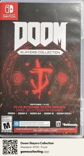 Doom Slayers Collection Nintendo Switch, NTSC box front