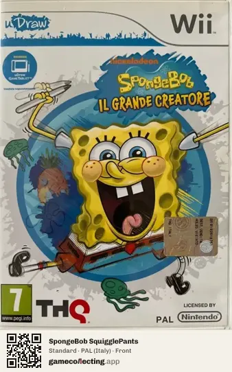 SpongeBob SquigglePants Nintendo Wii, Italy box front