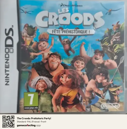 The Croods: Prehistoric Party! Nintendo DS, France box front