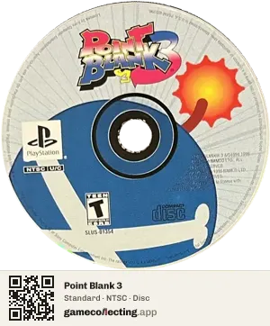 Point Blank 3 PlayStation, NTSC disc