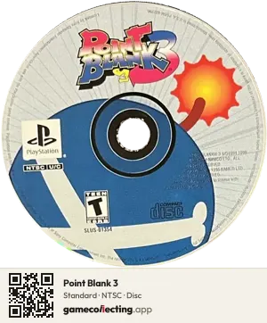 Point Blank 3 PlayStation, NTSC disc