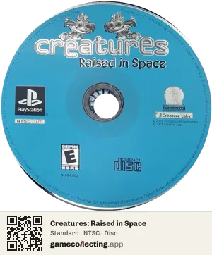 Creatures: Raised in Space PlayStation, NTSC disc