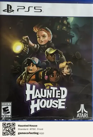Haunted House PlayStation 5, NTSC box front