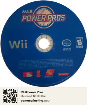 MLB Power Pros Nintendo Wii, NTSC disc