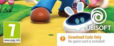 Mario + Rabbids Kingdom Battle, the PEGI square on its front