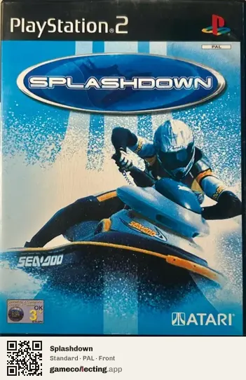 Splashdown PlayStation 2, PAL box front