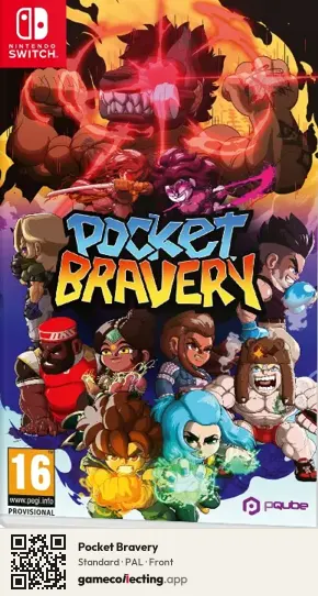 Pocket Bravery Nintendo Switch, PAL box front
