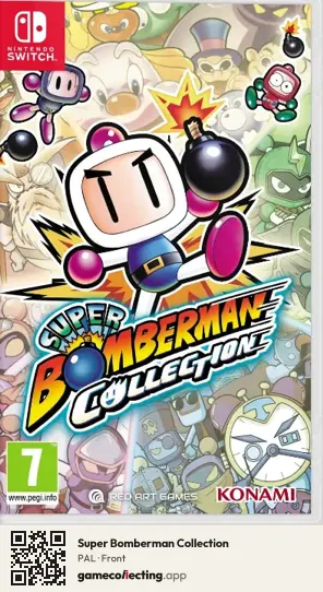 Super Bomberman Collection Nintendo Switch, PAL box front
