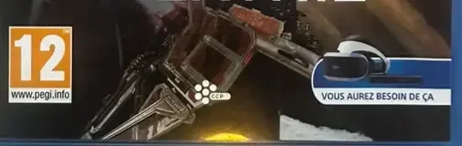 EVE: Valkyrie, the PEGI square on its front
