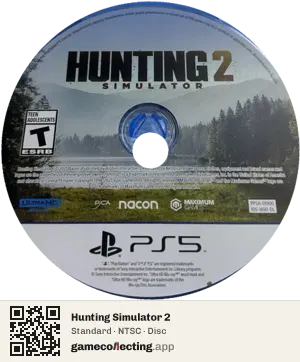 Hunting Simulator 2 PlayStation 5, NTSC disc